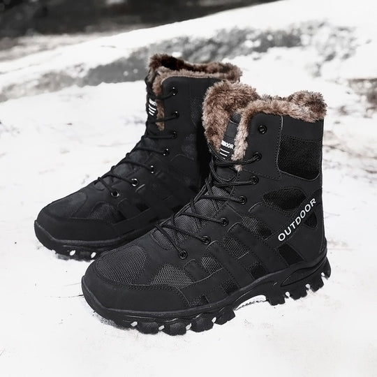 Damen Stiefel für Abenteuer im Freien mit warmem Innenfutter und rutschfester Sohle R&B