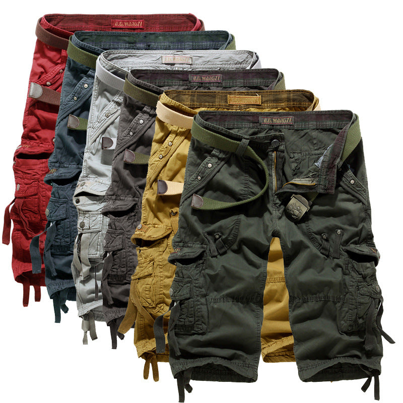 Herren Cargo Shorts mit mehreren Taschen R&B