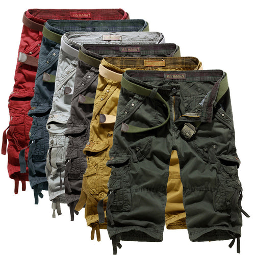 Herren Cargo Shorts mit mehreren Taschen R&B