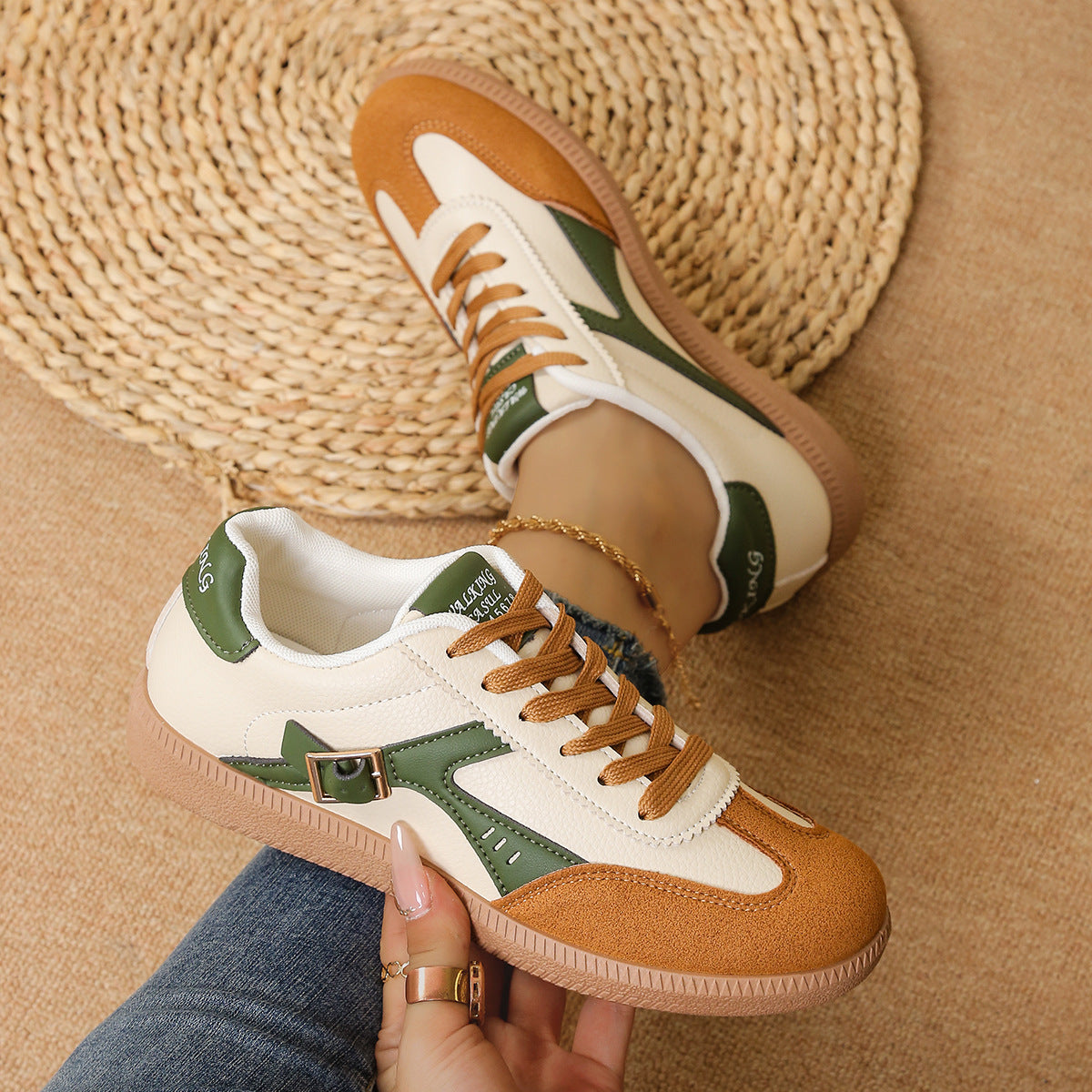 Damen Sportliche Sneakers im Casual-Look mit komfortabler Sohle R&B