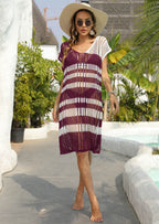 Damen Luftiges Häkel-Strandkleid R&B