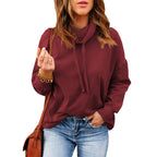 Damen lässiger Kapuzenpullover mit weichem Material und modischem Schnitt R&B