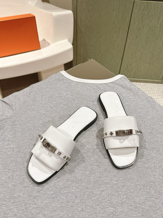 Damen elegante Sandalen mit verziertem Riemendesign R&B