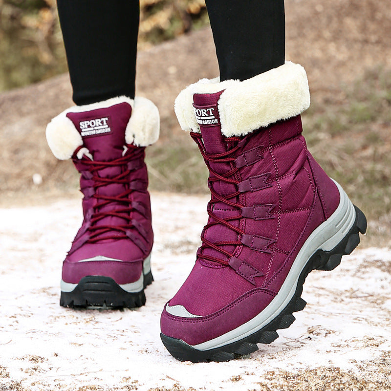 Damen Gefütterte Winterboots mit rutschfester Sohle und isolierendem Futter R&B