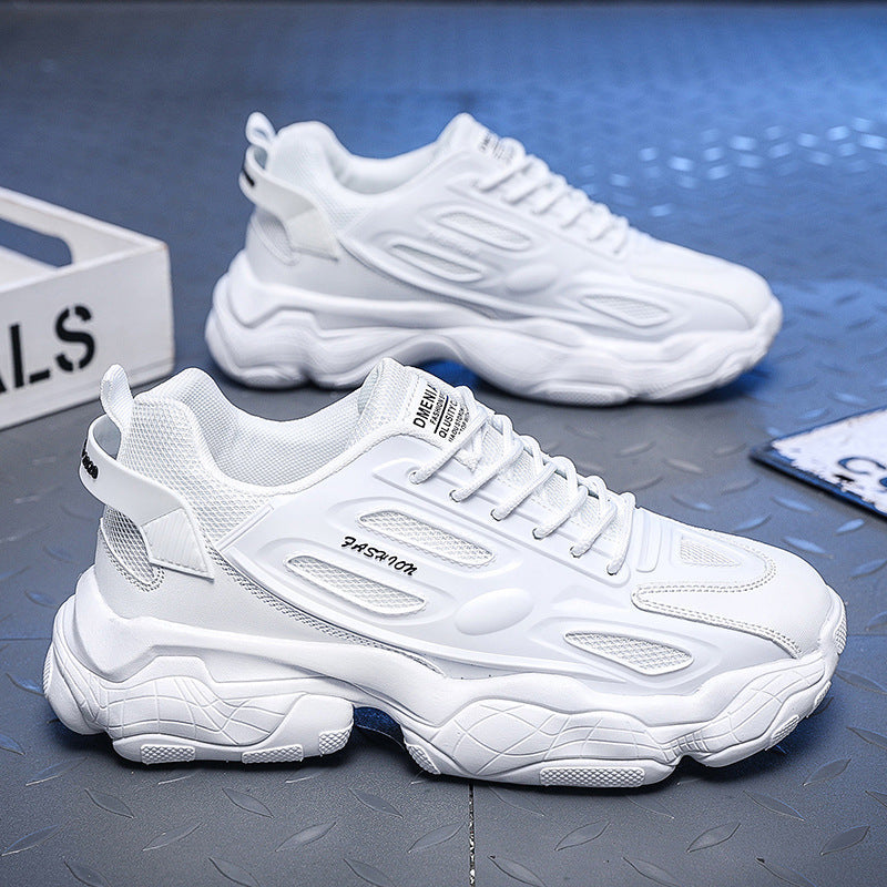 Damen Modische Sneakers mit stoßdämpfendem Sohlenprofil und atmungsaktivem Obermaterial
