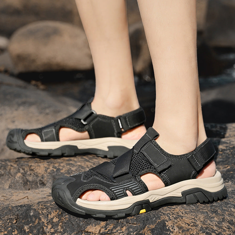 Damen Sportliche Outdoor-Sandalen mit rutschfester Sohle und verstellbaren Riemen R&B