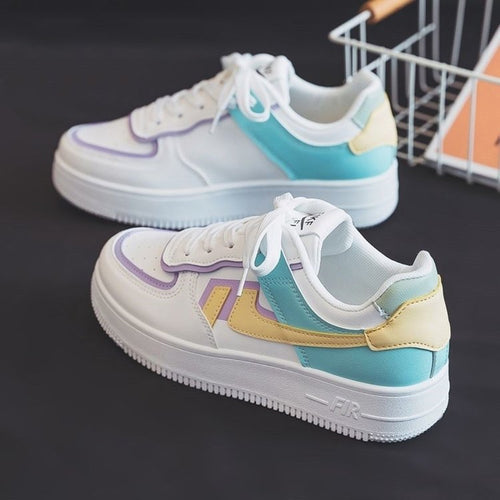 Damen Sportliche Freizeitsneaker mit rutschfester Sohle und atmungsaktivem Obermaterial R&B