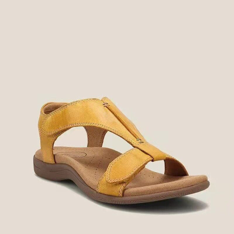 Damen Sandalen mit verstellbaren Riemen und anatomischem Fußbett R&B