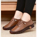Damen Bequeme und stilvolle Schnürschuhe aus hochwertigem Leder R&B