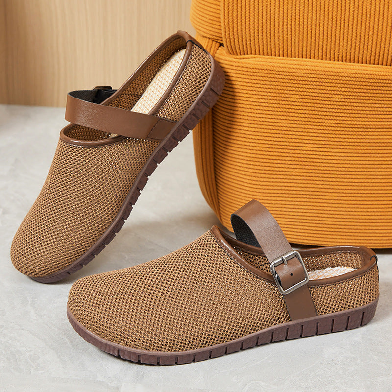 Damen Atmungsaktive Clogs mit verstellbarem Riemen
