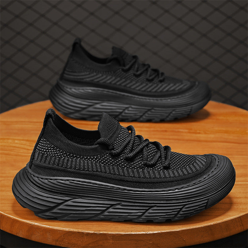 Damen Sportliche Hochprofil-Sneaker mit atmungsaktiver Obermaterialstruktur R&B