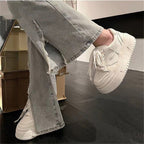 Damen Plattform-Sneaker mit trendstarker dicker Sohle und atmungsaktivem Obermaterial R&B
