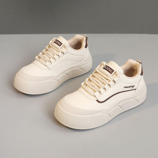 Damen modische Sneakers mit dämpfendem Komfort und elastischen Schnürsenkeln R&B