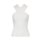 Damen Stricktop mit künstlerischem Kreuz-Träger Design R&B