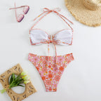Damen Bikini-Set mit modischen Rüschen und verstellbaren Trägern R&B