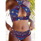 Damen Crop-Bikini-Set mit verspieltem Design R&B