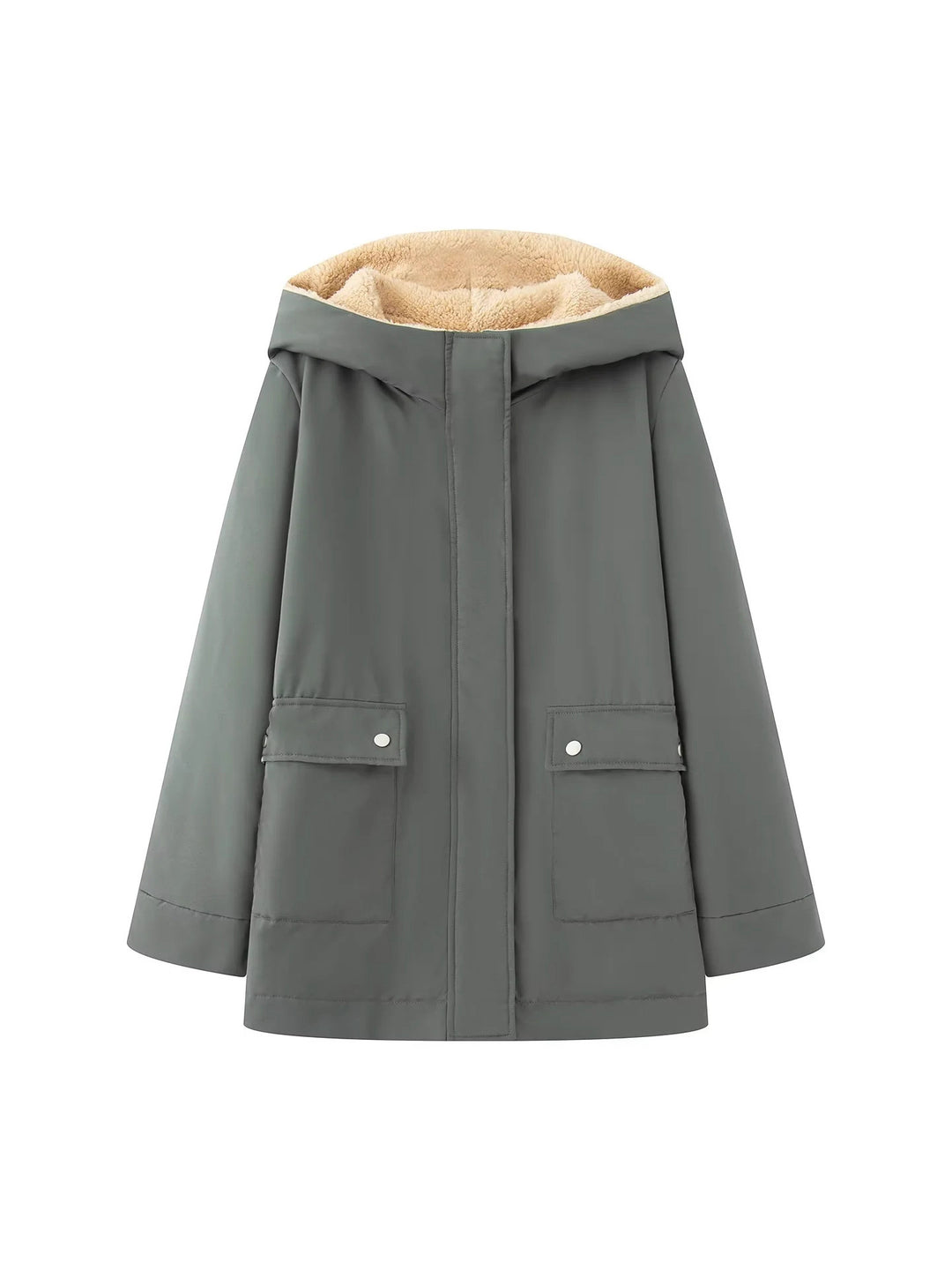 Damen Übergangsjacke mit kuscheligem Innenfutter und praktischen Taschen R&B
