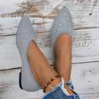 Damen Ballerinas mit dezenten Strassakzenten R&B
