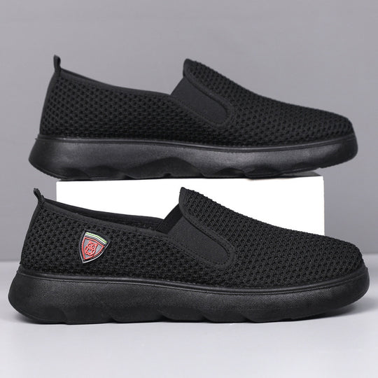 Damen Slip-On Sneakers aus atmungsaktivem Mesh mit komfortabler Dämpfung R&B