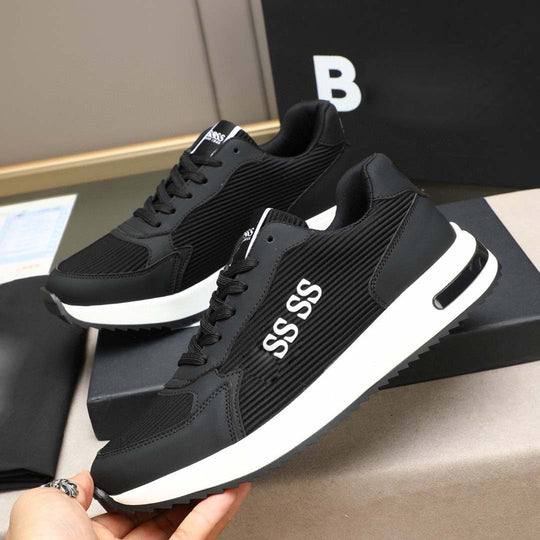 Damen Sportliche Sneakers mit atmungsaktiver Textil-Oberfläche und stoßdämpfender Sohle R&B