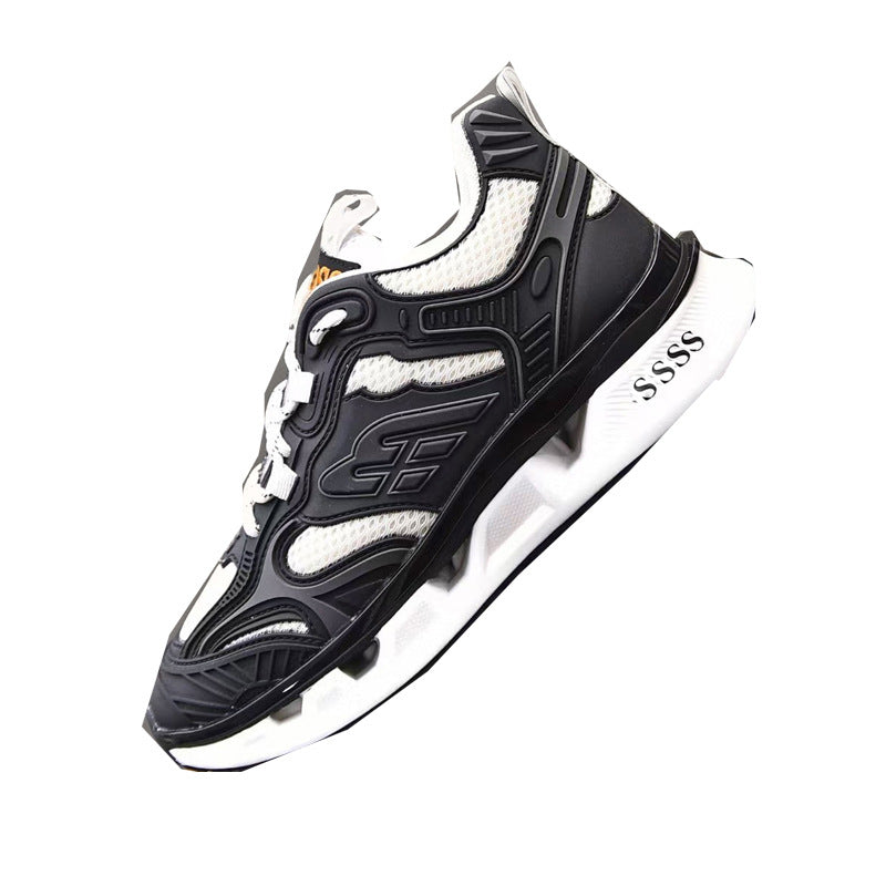 Damen Sportliche Laufschuhe mit atmungsaktiver Oberflächenstruktur und dynamischer Dämpfung R&B