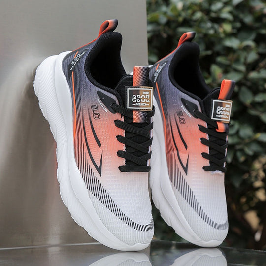 Damen Lauf-Sneaker mit atmungsaktiver Oberflächenstruktur und dämpfender Sohle R&B