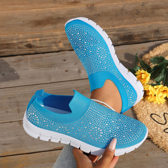 Damen Bequeme Slip-On Sneakers mit atmungsaktivem Obermaterial R&B