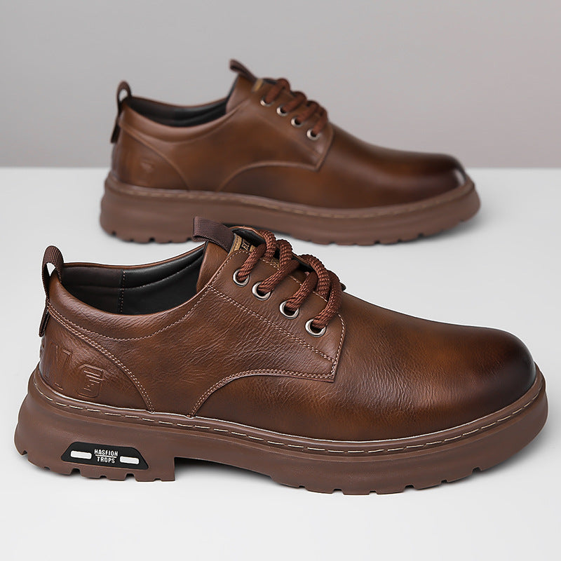 Herren modische Schnürschuhe mit rutschfester Sohle und atmungsaktivem Innenfutter R&B