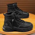 Damen Schnürstiefel mit verstärktem Knöchelschutz und rutschfester Sohle