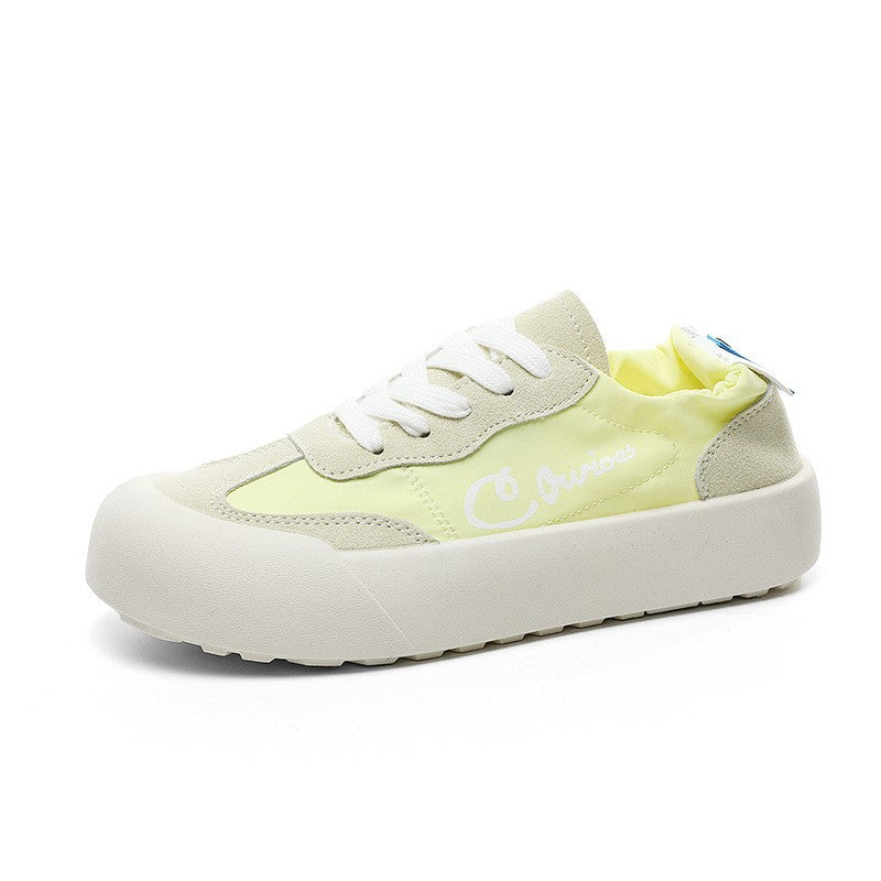 Damen Bequeme Sneakers mit erhöhte Sohle und atmungsaktiver Mesh-Oberfläche R&B