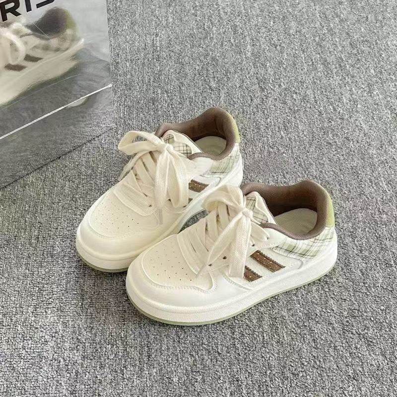 Damen Sportliche Sneakers mit kariertem Design und gepolsterter Innensohle R&B
