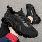 Damen Sportliche Netzwerk-Sneaker mit stoßdämpfender Sohle