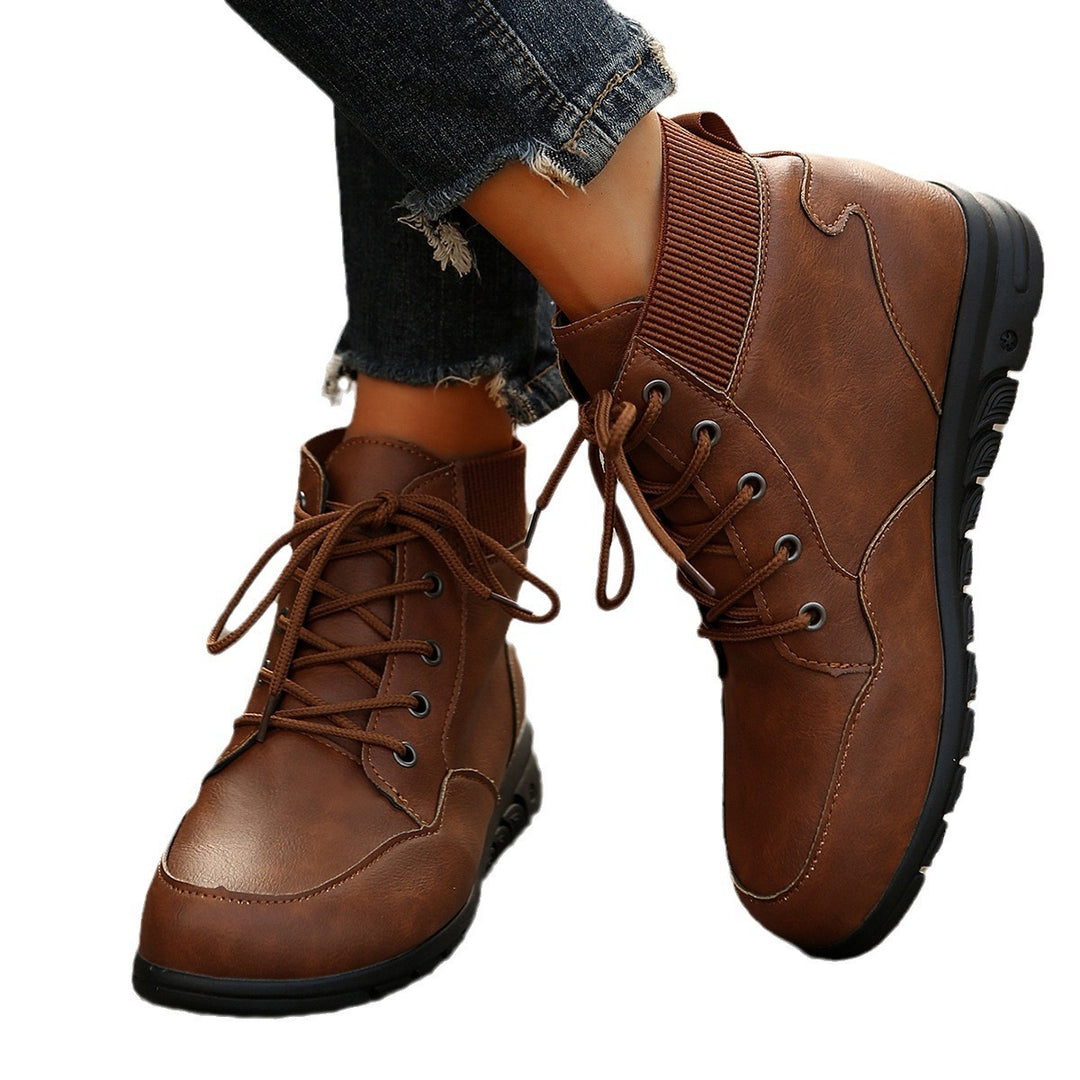 Damen Hochwertige Winterstiefel mit warmem Fleece-Futter und rutschfester Sohle R&B