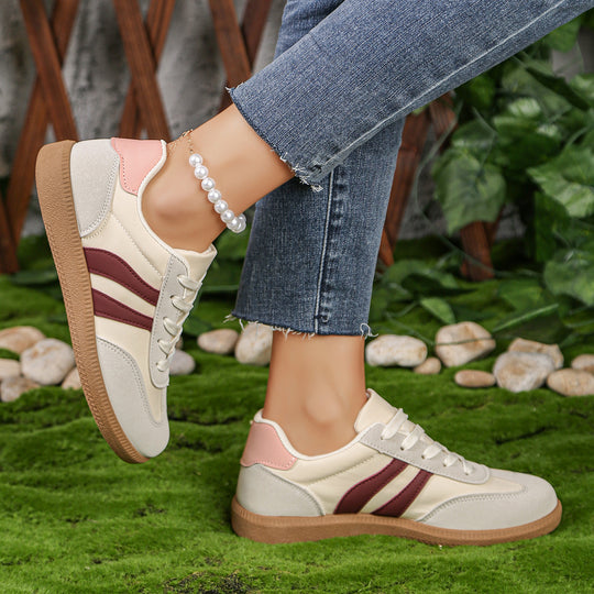 Damen Sneakers mit sportlichem Design und rutschfester Sohle R&B