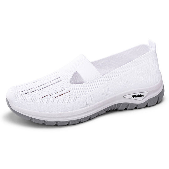 Damen Slip-On Komfort Schuhe mit atmungsaktivem Obermaterial R&B