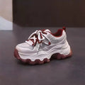 Damen Trendige Chunky Sneakers mit doppelter Dämpfung und atmungsaktivem Mesh-Obermaterial