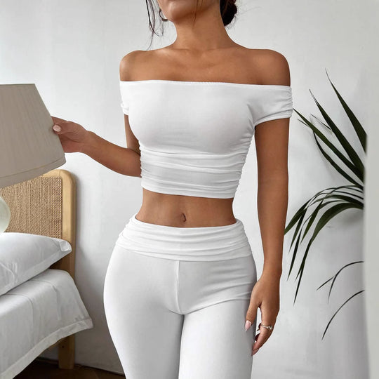 Damen Elegantes und figurbetontes Zweiteiler-Set R&B