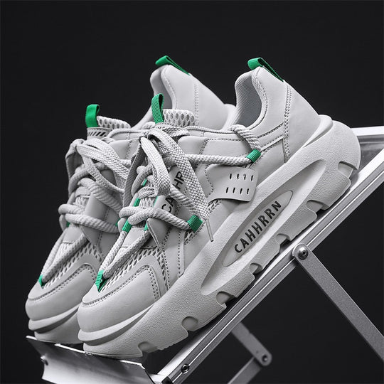 Damen Chunky Sneakers mit atmungsaktiver Mesh-Oberfläche und gepolsterter Sohle R&B