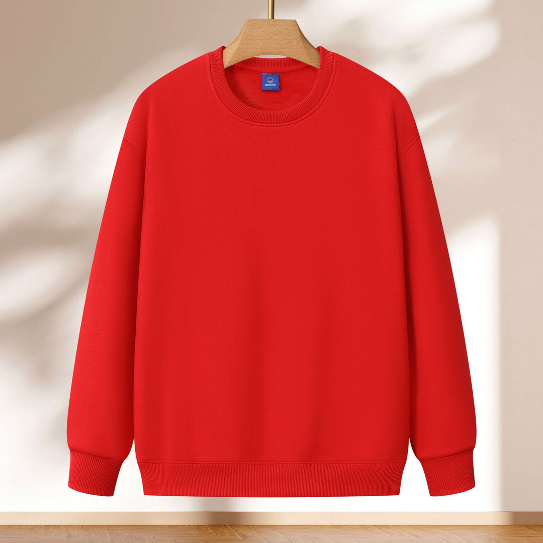 Damen lässiges Sweatshirt mit breiten Schultern und weichem Innenfutter R&B