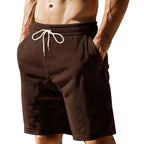 Herren nan knielange Bermudashorts mit elastischem Bund Kordelzug und Seitentaschen R&B