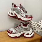 Damen Sportliche Chunky Sneaker mit reflektierenden Akzenten und innovativer Dämpfung R&B