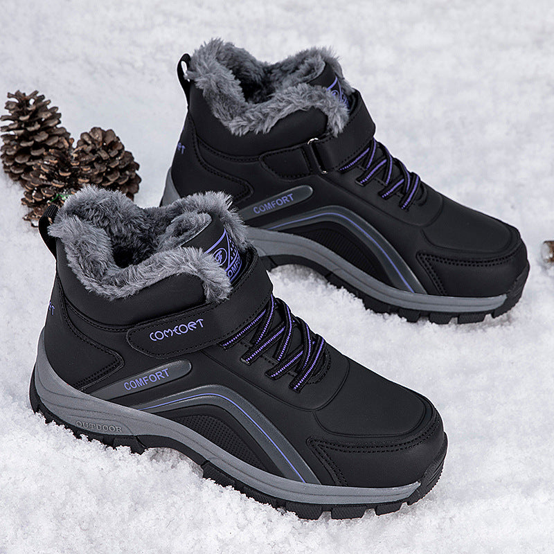 Damen wasserfeste Winterstiefel mit isolierendem Futter und rutschfester Sohle R&B