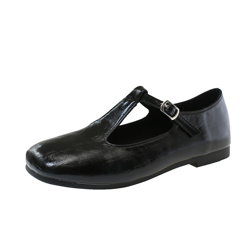 Damen Ballerina-Schuhe mit praktischem Schnallenverschluss und bequemer Innensohle R&B