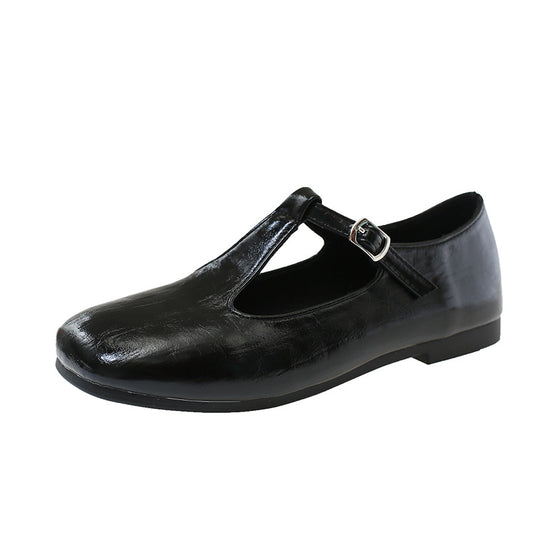 Damen Ballerina-Schuhe mit praktischem Schnallenverschluss und bequemer Innensohle R&B