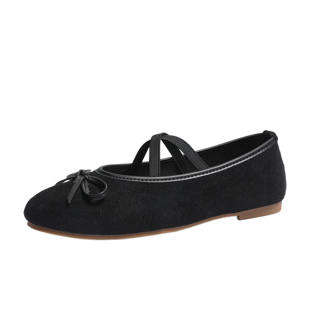 Damen Ballerinas mit verstellbarem Riemendesign und modischem Leopardenmuster R&B