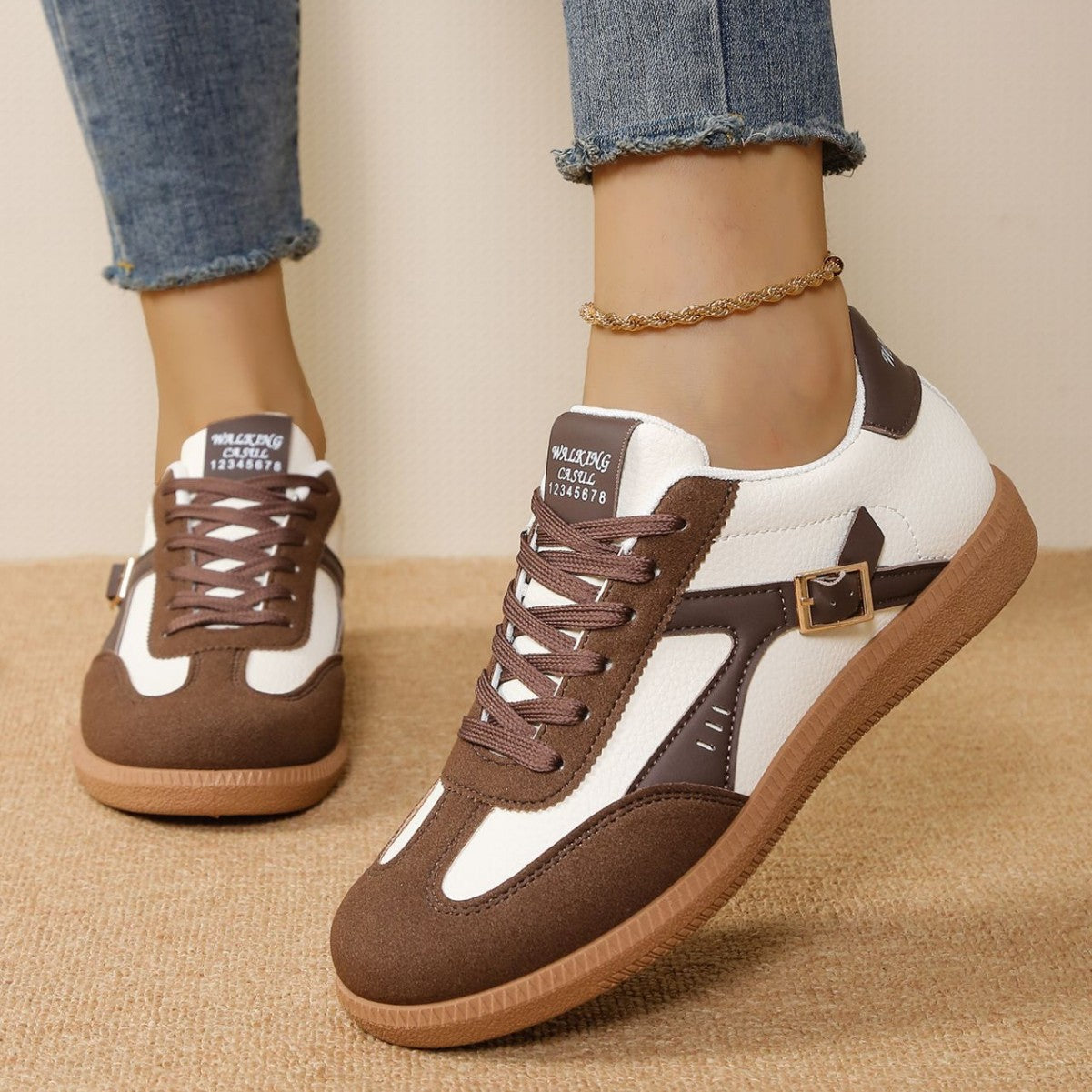 Damen Sportliche Sneakers im Casual-Look mit komfortabler Sohle R&B