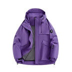 Herren multifunktionale Outdoor-Jacke mit verstellbarer Kapuze