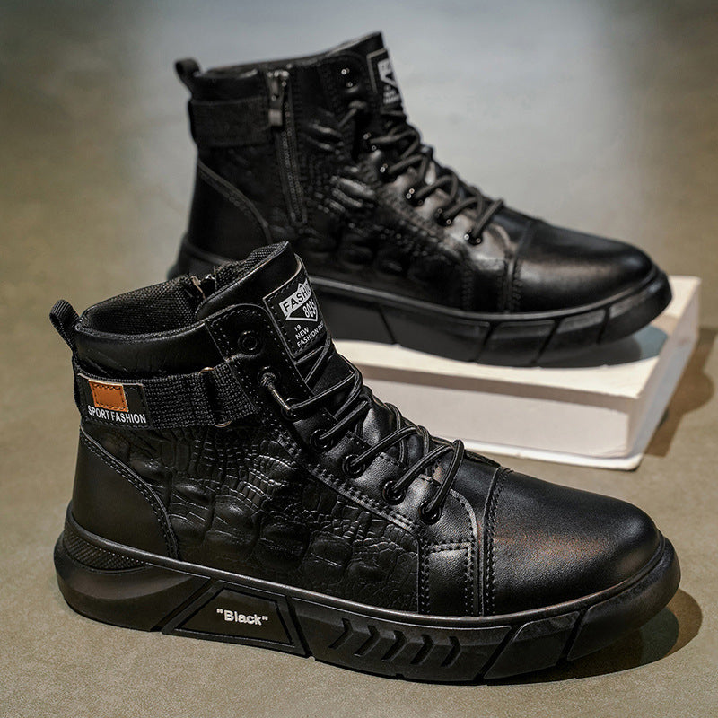 Herren Sportliche Winterstiefel mit rutschfester Sohle und isolierendem Innenfutter R&B