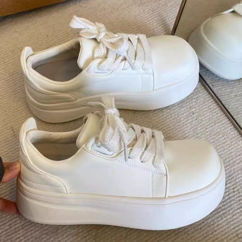 Damen Plateau Sneakers mit bequemer Dämpfung