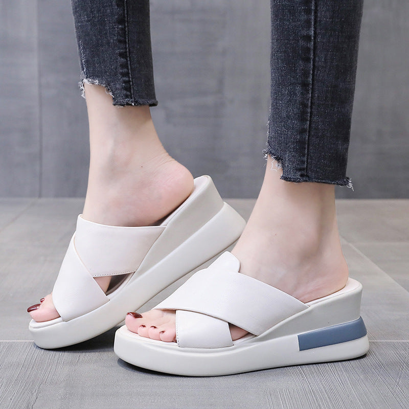 Damen Bequeme Sling-Sandalen mit elegantem Querriemen R&B